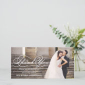 スクリプ結婚トの感謝 サンキューカード (スタンド正面)