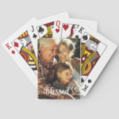 スクリプ賛美トのカスタム写真 トランプ (裏面)