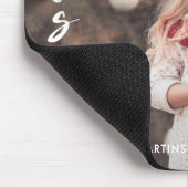 スクリプ賛美トの感動的クリスマス写真 マウスパッド (コーナー)