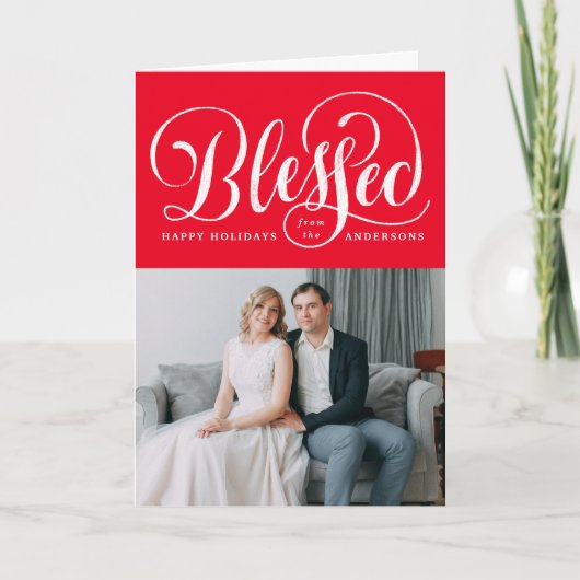 スクリプ賛美ト |折り畳みホリデーカード シーズンカード (正面)