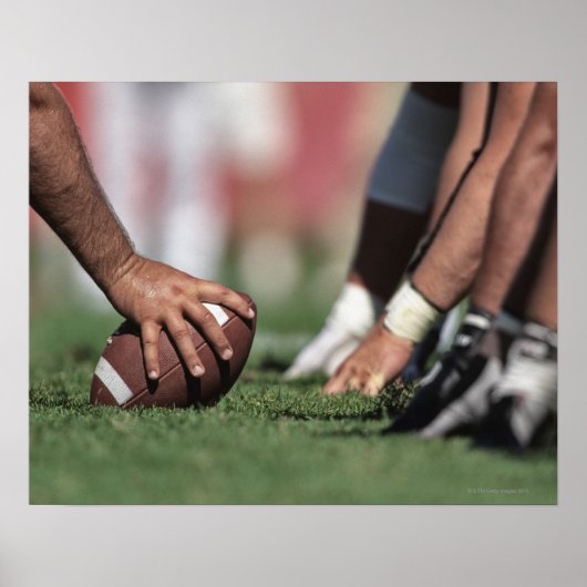 スクリメージのサッカーライン ポスター (正面)