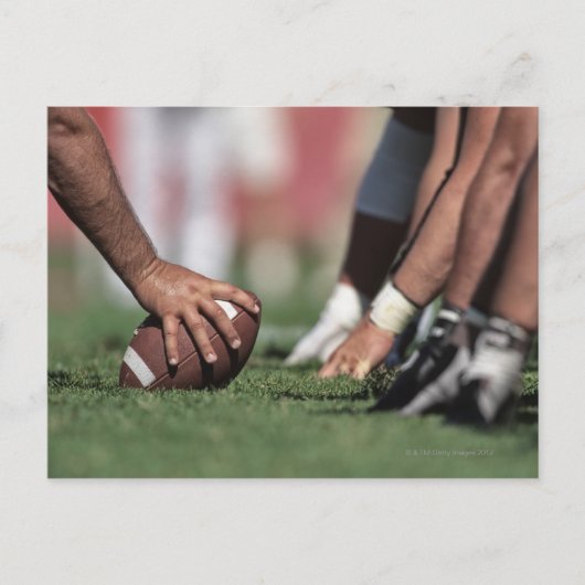 スクリメージのサッカーライン ポストカード (正面)