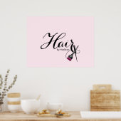 スクリモダンエレガントプト美容師 ポスター (キッチン)