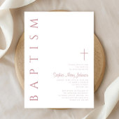 スクリモダンッエレガントクガールズバプテスマ 招待状