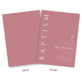 スクリモダンッエレガントクガールズバプテスマ 招待状