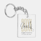 スクリモダンプトのコラージュ卒業パーティー キーホルダー (正面左)