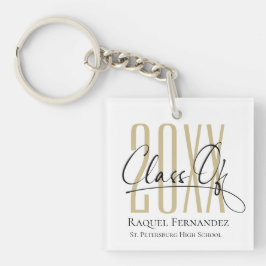 スクリモダンプトのコラージュ卒業パーティー キーホルダー