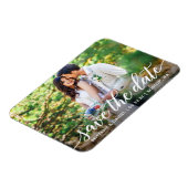 スクリモダンプトを使って日付カップルの写真を保存 マグネット (左側)