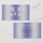 スクリモダンプトエブリブラシメタルモノグラム 名刺 (正面/裏面)