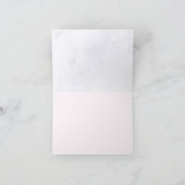 スクリモダンプトエレガントベビーシャワーありがとうc ノートカード (内部)