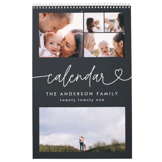 スクリモダンプトガーリータイポグラフィミニマル写真 カレンダー (カバー)