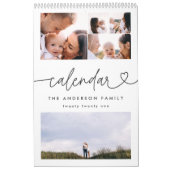 スクリモダンプトガーリータイポグラフィミニマル写真 カレンダー (カバー)