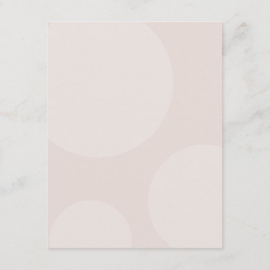 スクリモダンプトピンク赤ちゃんシャワー詳細2 QRコード エンクロージャーカード (裏面)