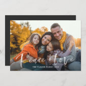 スクリモダンプトピースラシンプルブフラットホリデーカード シーズンカード (正面/裏面)