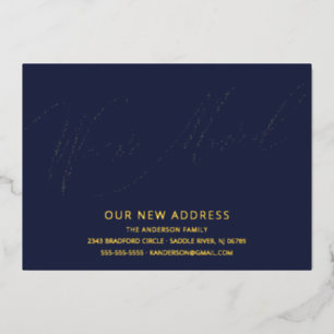 スクリモダンプト引っ越しました移動のお知らせ 箔招待状