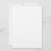 スクリモダンプト結婚式招待状Kraft 招待状 (裏面)