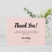 スクリモダンプト誕生日サンキューカード サンキューカード (スタンド正面)