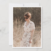 スクリモダンプト赤エディ卒業パーティーの写真 招待状 (裏面)