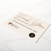 スクリモダンプト赤面ピンクオーダ感謝していー 箔招待状 (回転した状態)