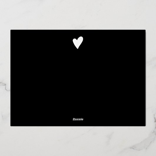 スクリモダンプト赤面ピンクオーダ感謝していー 箔招待状 (裏面)