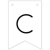 スクリモダンプト・カップル・シャワー バンティングフラッグ (第2の旗)