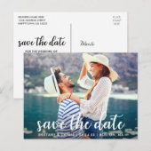 スクリモダンプト |セーブ・ザ・デート案内写真 ポストカード (正面/裏面)