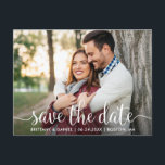 スクリモダンプト |日付写真の保存 ポストカード<br><div class="desc">スクリモダンプト保存日付カップル写真婚約のお知らせはがき</div>