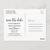 スクリモダンプト |日付写真の保存 ポストカード (裏面)