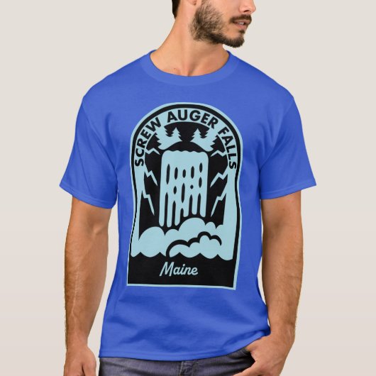 スクリューオージェフォールズ メイン州 Tシャツ (正面)