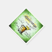 スクリュードライバーの飲み物のレシピ スタンダードカクテルナプキン (角)