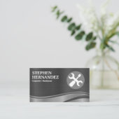 スクリュードライバ |レンチ |メタリック 名刺 (スタンド正面)