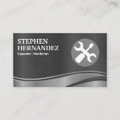 スクリュードライバ |レンチ |メタリック 名刺 (正面)