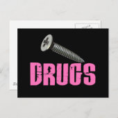 スクリュードラッグス ピンク ポストカード (正面/裏面)