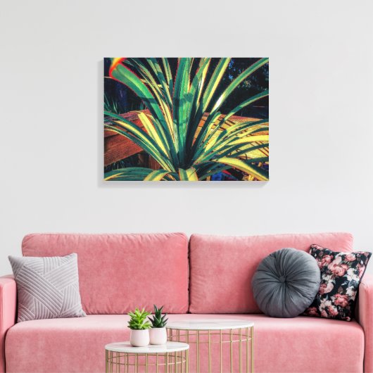 スクリューパインの縁は鋭い キャンバスプリント (インサイチュ (リビング))