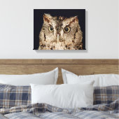 スクリューフクロウ キャンバスプリント (インサイチュ (寝室))