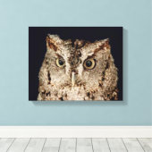 スクリューフクロウ キャンバスプリント (インサイチュ (ウッドフロア))