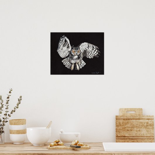 スクリューフクロウ ポスター (キッチン)