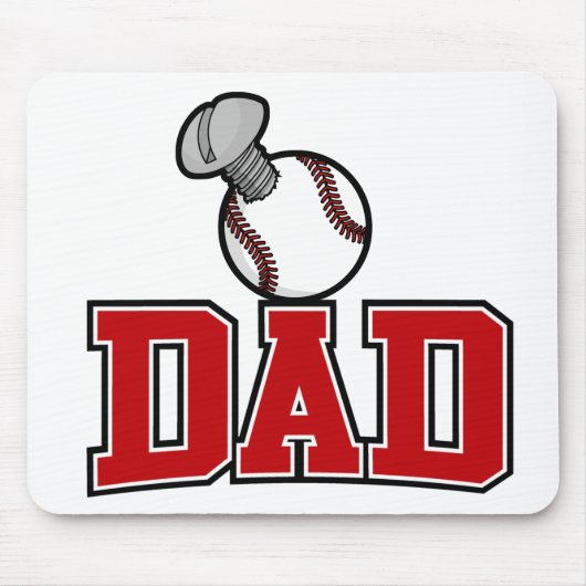 スクリューボールパパマウスパッド マウスパッド (正面)