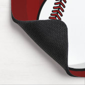 スクリューボールマウスパッド（スパイラルレッドBG） マウスパッド (コーナー)