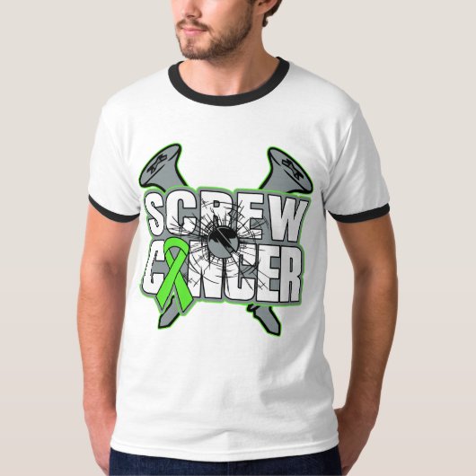 スクリューリンパ腫がん Tシャツ (正面)