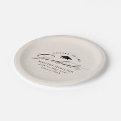 スクリーエレガントムの応援を大学院生に向けて ペーパープレート (アングル)