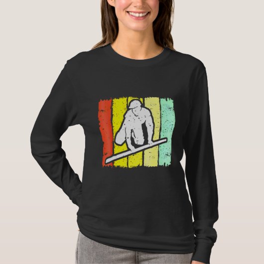 スクリード層スクリード施工方向ボード Tシャツ (正面)