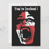 スクリーマハローウィンパーティ招待状 招待状 (正面)