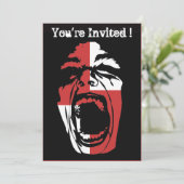 スクリーマハローウィンパーティ招待状 招待状 (スタンド正面)