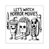 スクリームスナック&シルバースクリーン ラバースタンプ (インプリント)