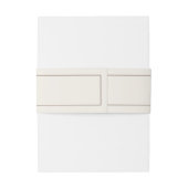 スクリーモダンエレガントムブラウン結婚のスクリプト 招待状ベリーバンド (裏面例)