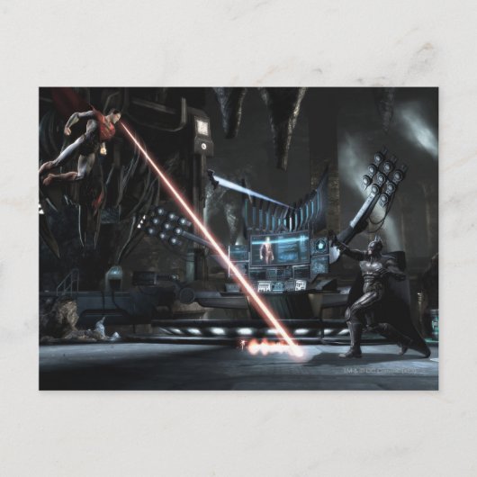 スクリーンショすごいット: manとBatman ポストカード (正面)