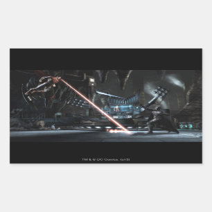 スクリーンショすごいット： manとBatman 長方形シール