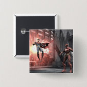 スクリーンショすごいット： manとFlash 缶バッジ (正面&裏面)