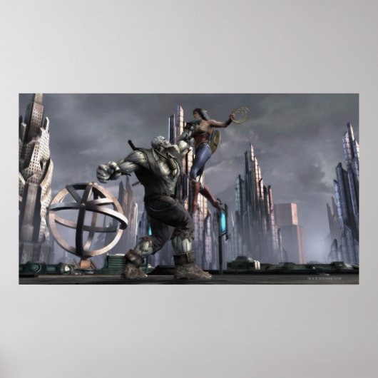 スクリーンショット：グランディ対疑問に思女の比較 ポスター (正面)